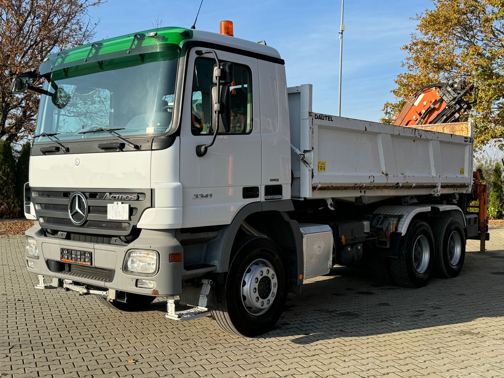 MB ACTROS 3341 6x4 EURO4 WYWROTK TRÓJSTRONNA Z BORDMATIKIEMZ I HDS TEREX